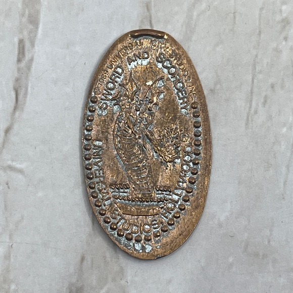 None Other - Vtg Swords and Sorcery Universal Studios Hollywood Souvenir Stamped Penny SB8
